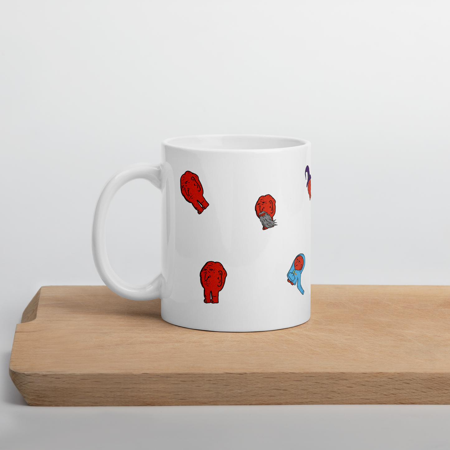 elbow mug - white